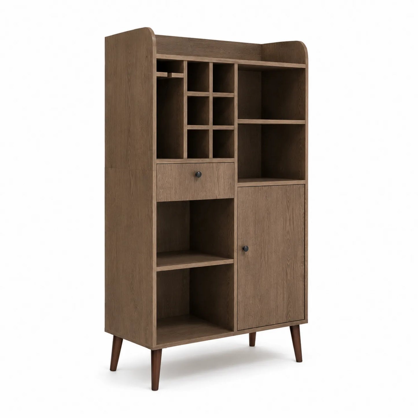Credenza in Legno con Scomparti per Vino 180x90x40 cm