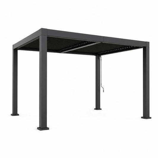 Pergola in Alluminio con Tetto Regolabile 300x400 cm