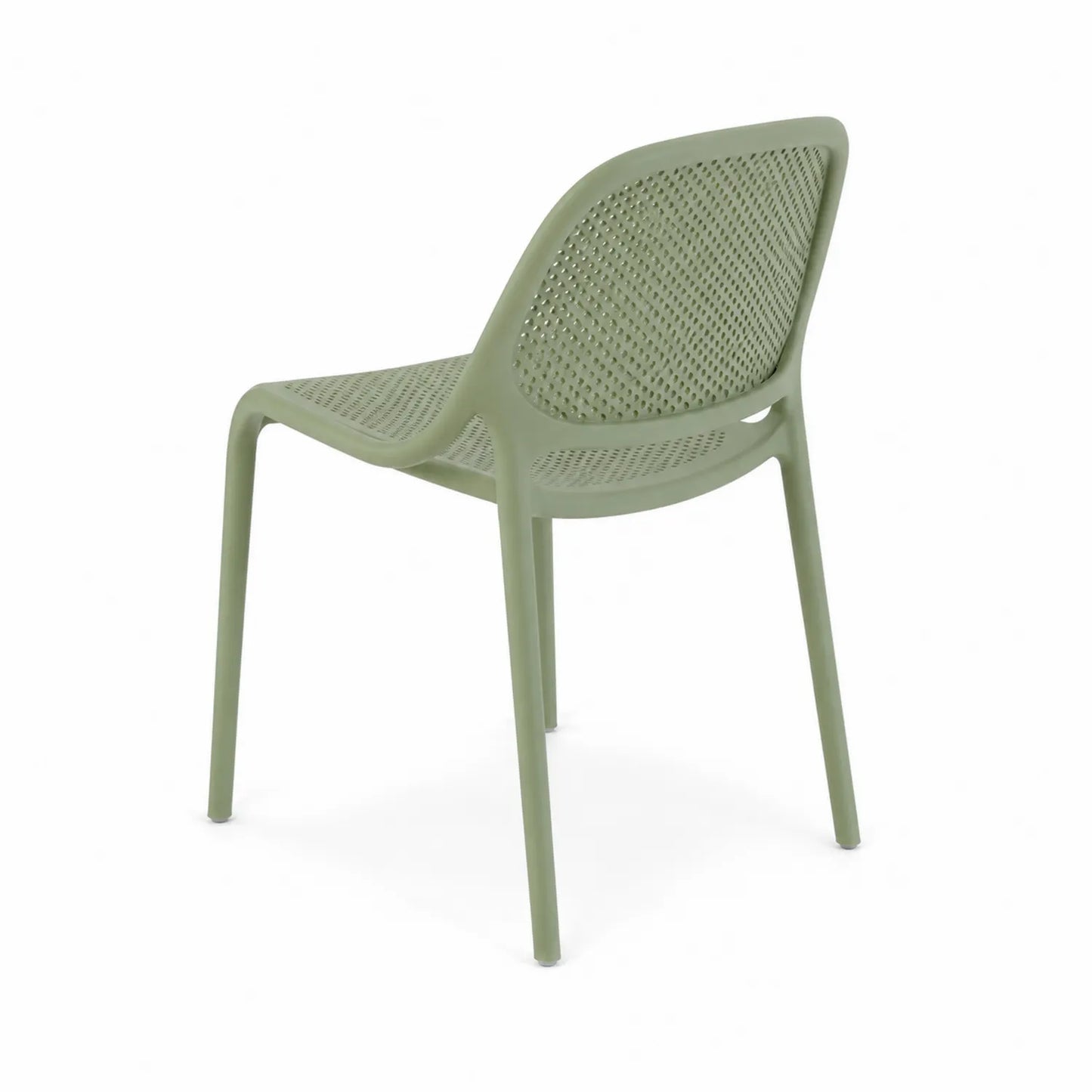 Sedia in plastica verde 53x54x82 cm